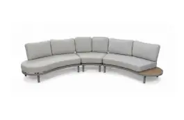 Lounge-Sofa Bari | 3-teilig | Beige & Camel