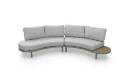Lounge-Sofa Bari | 2-teilig | Beige & Camel