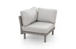 Eckelement Cavallino | Beige | Camel/Sake | Aluminium und Rope