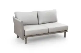 Sofa-Element Cavallino | Rechts | Beige | Camel/Sake | Aluminium und Rope