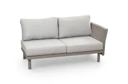 Sofa-element Cavallino | Links | Beige | Camel/Sake | Aluminium und Rope
