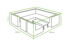 Lounge-Set Schutzhülle 300 x 300 x 75 cm