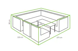 Lounge-Set Schutzhülle 320 x 275 x 80 cm