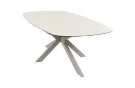 Ovaler Gartentisch Malaga | 240 x 115 cm | Camel & Cerra Vetro