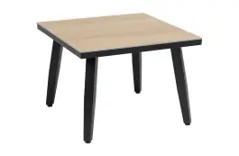 Beistelltisch Mykonos 55x55cm | Holz | Aluminium & Kunststoff | Normin