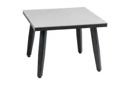 Beistelltisch Mykonos 55x55cm | Beton | Aluminium & Kunststoff | Normin