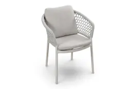 Dining Gartenstuhl Nardo | Naturel | Snow Sand/Cream | Aluminium und Rope