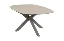 Ovaler Gartentisch Malaga | 180 x 115 cm | Camel & Cerra Vetro