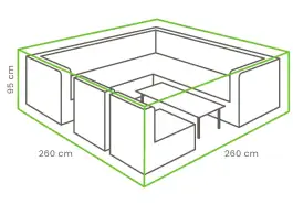 Lounge-Set Schutzhülle 260 x 260 x 95 cm