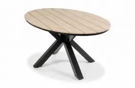 Ovaler Gartentisch | Limasol 220 x 115 cm | Polywood & Aluminium | Holz