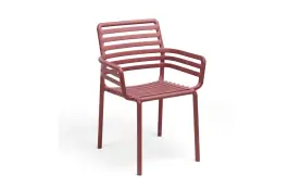 Stapelbarer Gartenstuhl Doga | Kunststoff | Marsala