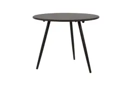 Beistelltisch Rafael ø 45 cm | Schwarz | Metall | Lesli Living