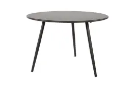 Beistelltisch Rafael ø 60 cm | Schwarz | Metall | Lesli Living