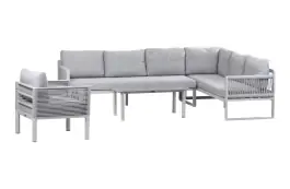 Ecklounge-Set Reims | Lounge-Sessel Cuba | Rechts | Sand