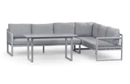 Dining Ecklounge-Set Reims | Rechts | Sand & Earth