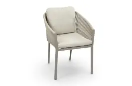 Stapelbarer Gartenstuhl Elvira | Camel & Beige