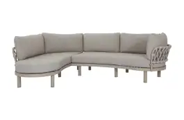 Ecklounge-Set Set Toritto | Sand | Sable | Aluminium und Rope