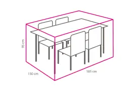 Gartenmöbel-Set Schutzhülle 185x150x95 cm