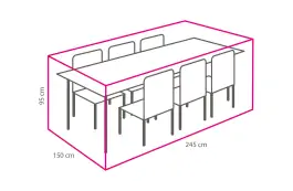 Gartenmöbel-Set Schutzhülle 245x150x95 cm