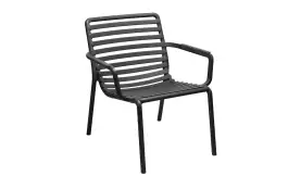 Lounge-Gartenstuhl Doga Relax | Kunststoff | Anthrazit