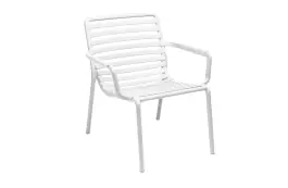 Lounge-Gartenstuhl Doga Relax | Kunststoff | Bianco