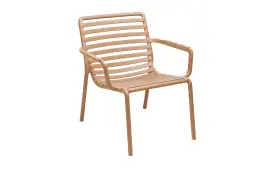 Lounge-Gartenstuhl Doga Relax | Kunststoff | Cappuccino