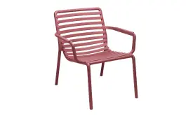 Lounge-Gartenstuhl Doga Relax | Kunststoff | Marsala