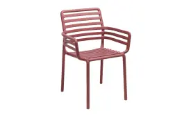 Stapelbarer Gartenstuhl Doga | Kunststoff | Marsala