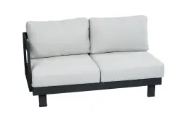 Sofa-Element Tulum | Rechts | Schwarz & Beige