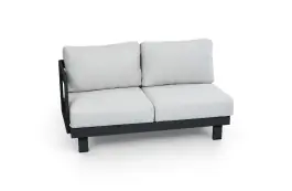 Sofa-Element Tulum | Rechts | Schwarz & Beige