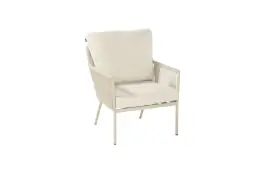 Lounge Dining Gartenstuhl Zaragoza | Sand | Aluminium und Rope | Hartman