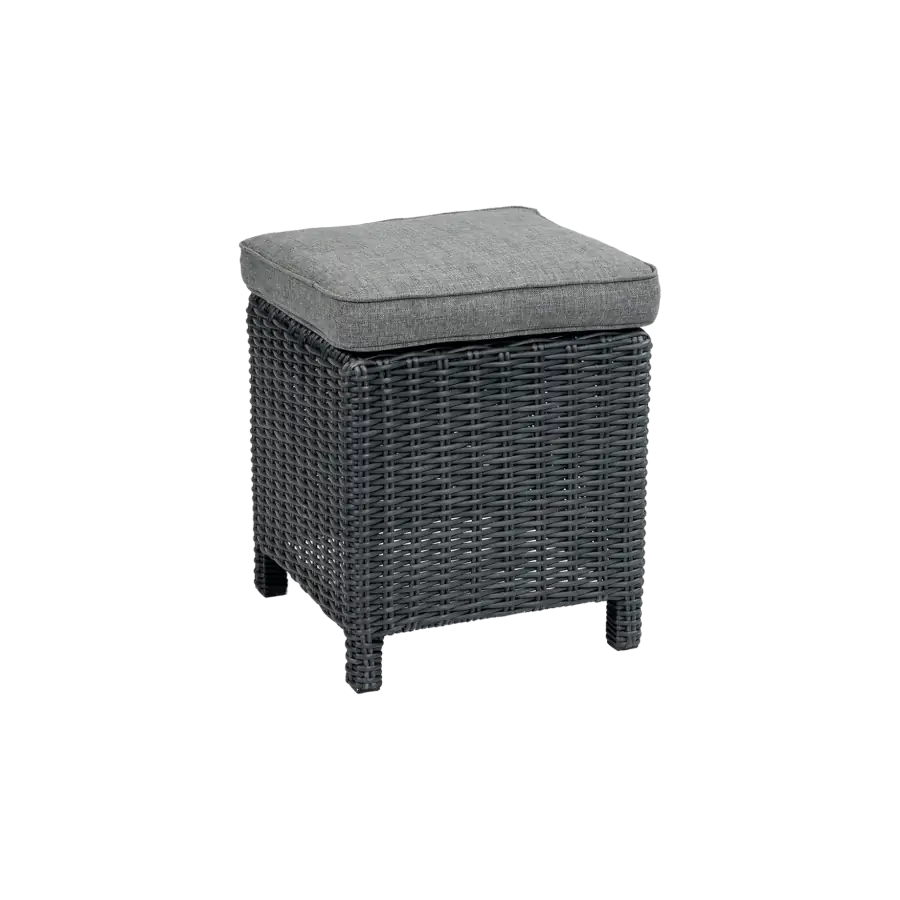 Dublin Hocker | Schwarz | 40x40 cm