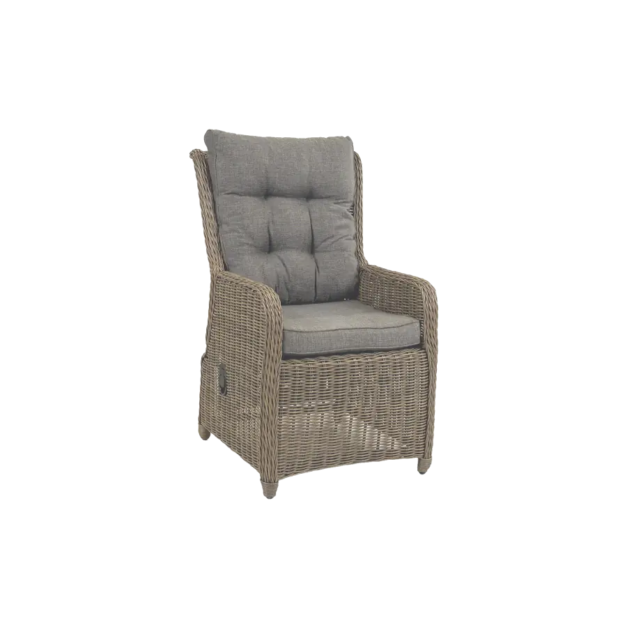 Verstellbarer Gartenstuhl Dublin | Sweet Brown | Rattan