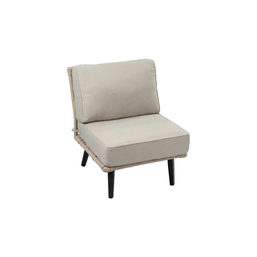 Mittleres Element Isabel | Sand/Schwarz | Rope