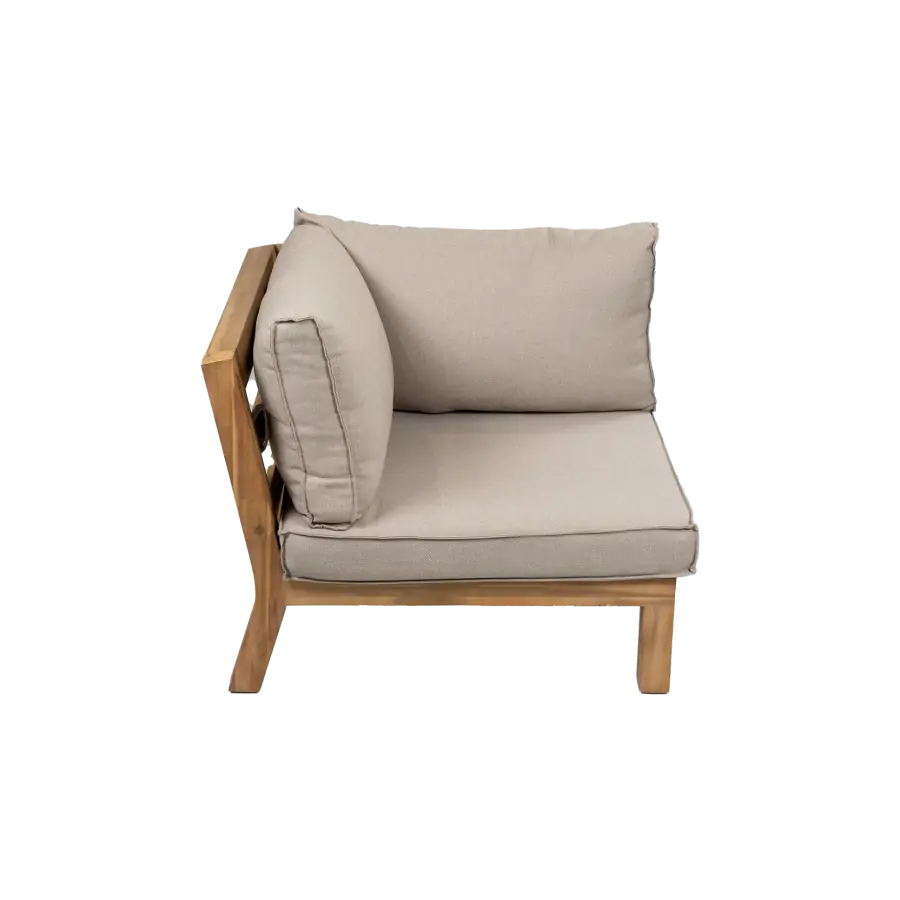 Eck-Element Kent | Sand | Akazienholz