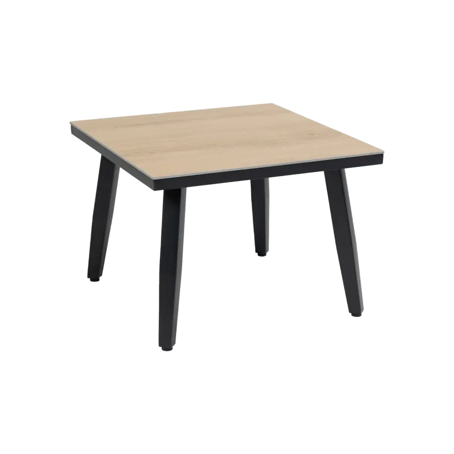 Mykonos-kunststof-bijzettafel-houtlook-modern-4 seizoenen tuinmeubelen