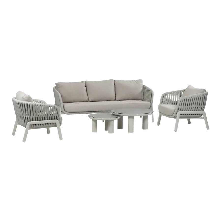 Porto-Naturel-Loungeset-Cream-Rope-trendy-luxe-4-seizoenen-tuinmeubelen
