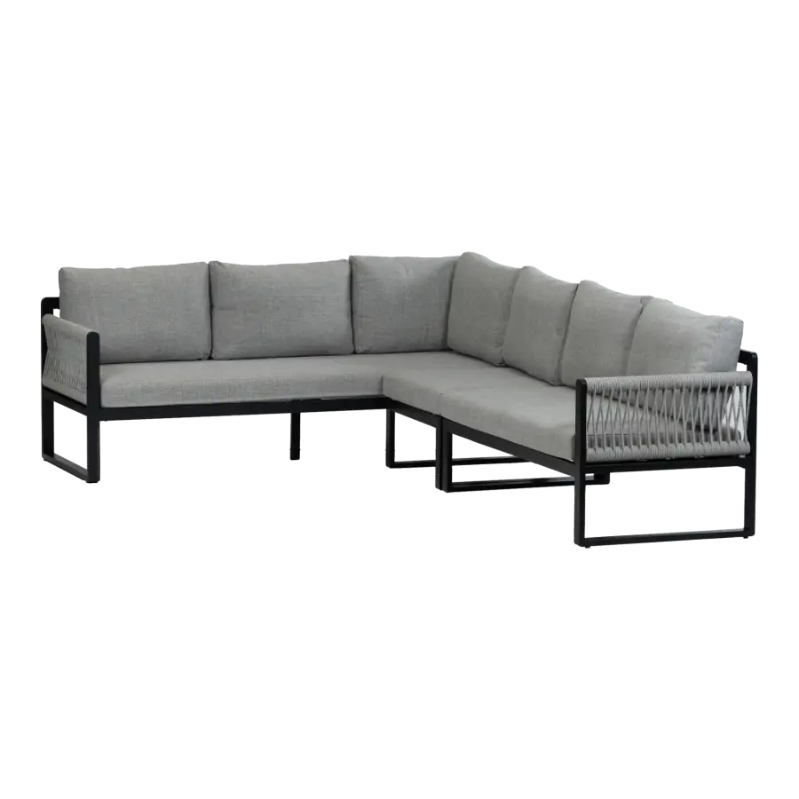 Reims-Black-luxe-hoek-loungebank-trendy-4-seizoenen-tuinmeubelen