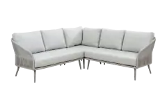 Loungesofa Alezio | 3 Sitzer | Beige | Camel Sake