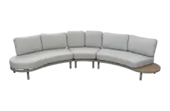 Lounge-Sofa Bari | 3-teilig | Beige & Camel