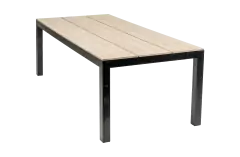 Gartentisch Limasol 180 x 100 cm | Polywood & Aluminium | Wood
