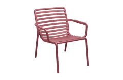Lounge-Gartenstuhl Doga Relax | Kunststoff | Marsala