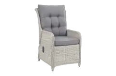 Verstellbarer Gartenstuhl | Dublin | Mystic Grau  | Rattan