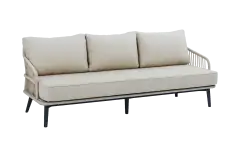 3-Sitzer Lounge-Sofa | Isabel | Sand | Rope