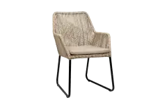 Dining-Gartenstuhl | Mona | Sand | Rope