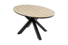 Ovaler Gartentisch | Limasol 220 x 115 cm | Polywood & Aluminium | Holz
