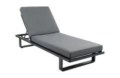 Liegestuhl Saint Martin | inkl. Kissen | Aluminium & Textilien