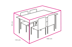 Gartenm&ouml;bel-Set Schutzh&uuml;lle 165x135x95cm