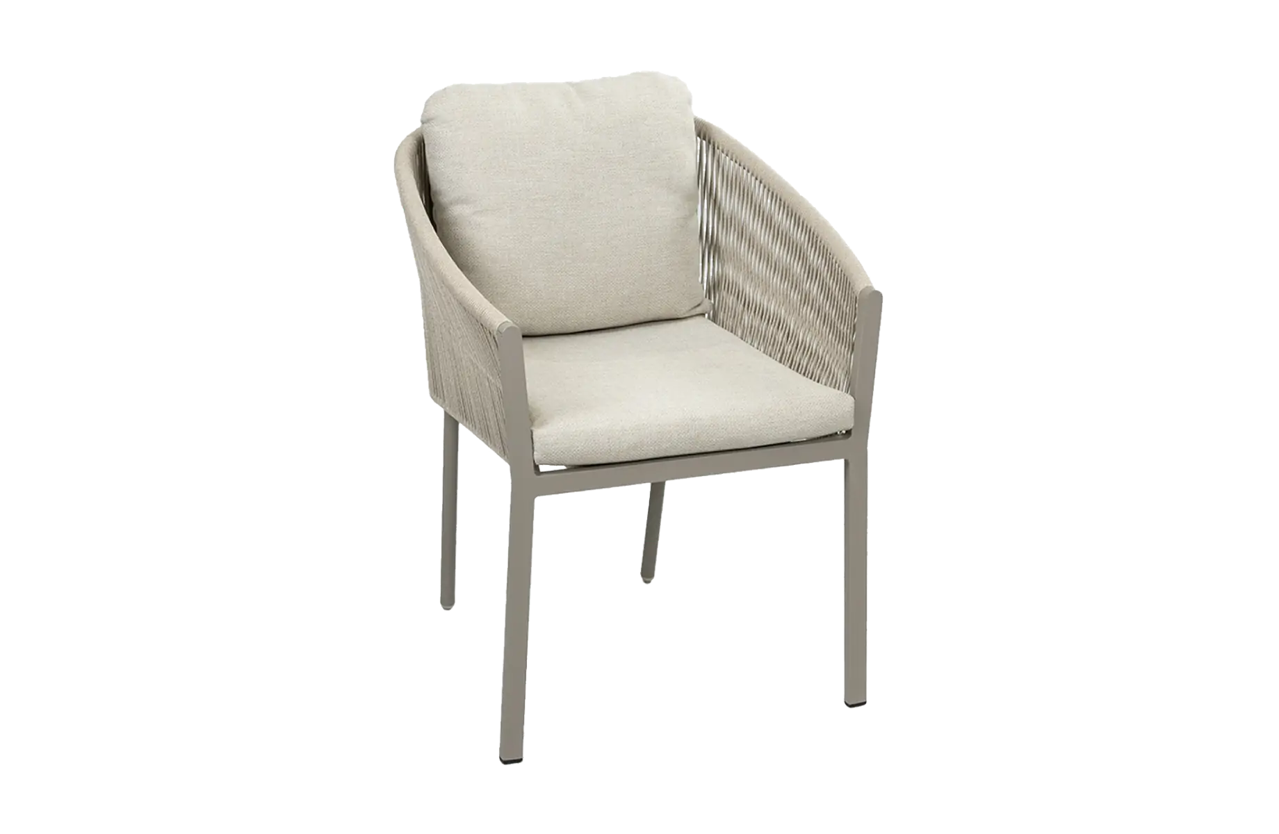 Stapelbarer Gartenstuhl Elvira | Camel & Beige