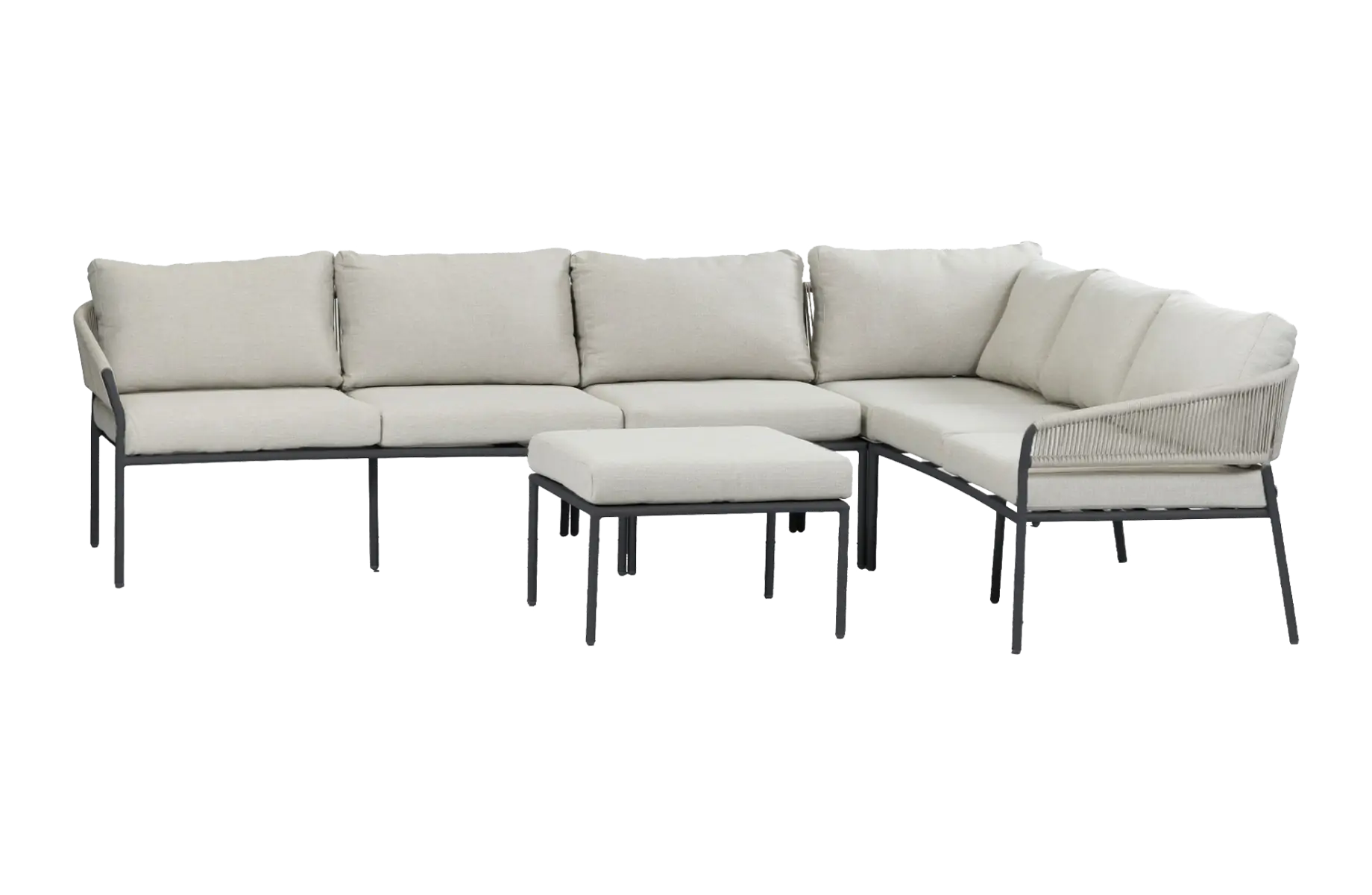 Elvira-Black-hoge loungeset-modern-hoge zit-4-seizoenen-tuinmeubelen